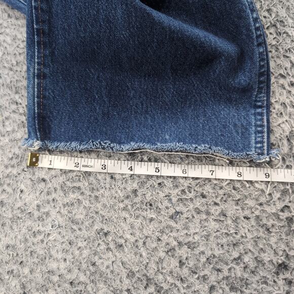 Vintage Wrangler Jeans Men 44x32 Blue Straight Leg Denim 47MWZ Chore Work Wear - Picture 9 of 10